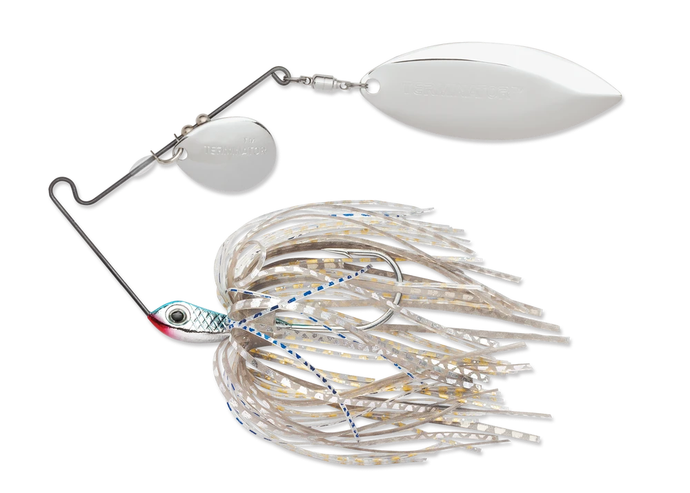 Terminator Super Stainless Spinnerbait Colorado Willow 3/8 Oz. - Image 2