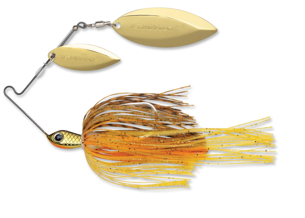 Terminator Stainless Pulse Skirt Spinnerbait Double Willow 1/2 Oz. - Image 3
