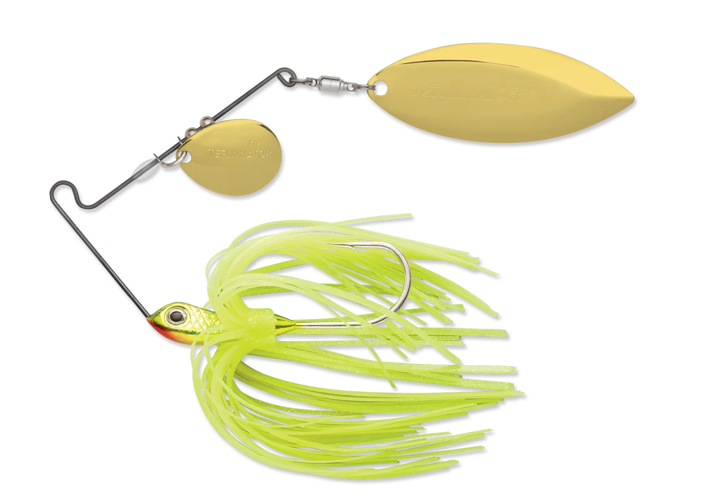 Terminator Super Stainless Spinnerbait Colorado Willow 3/8 Oz. - Image 6